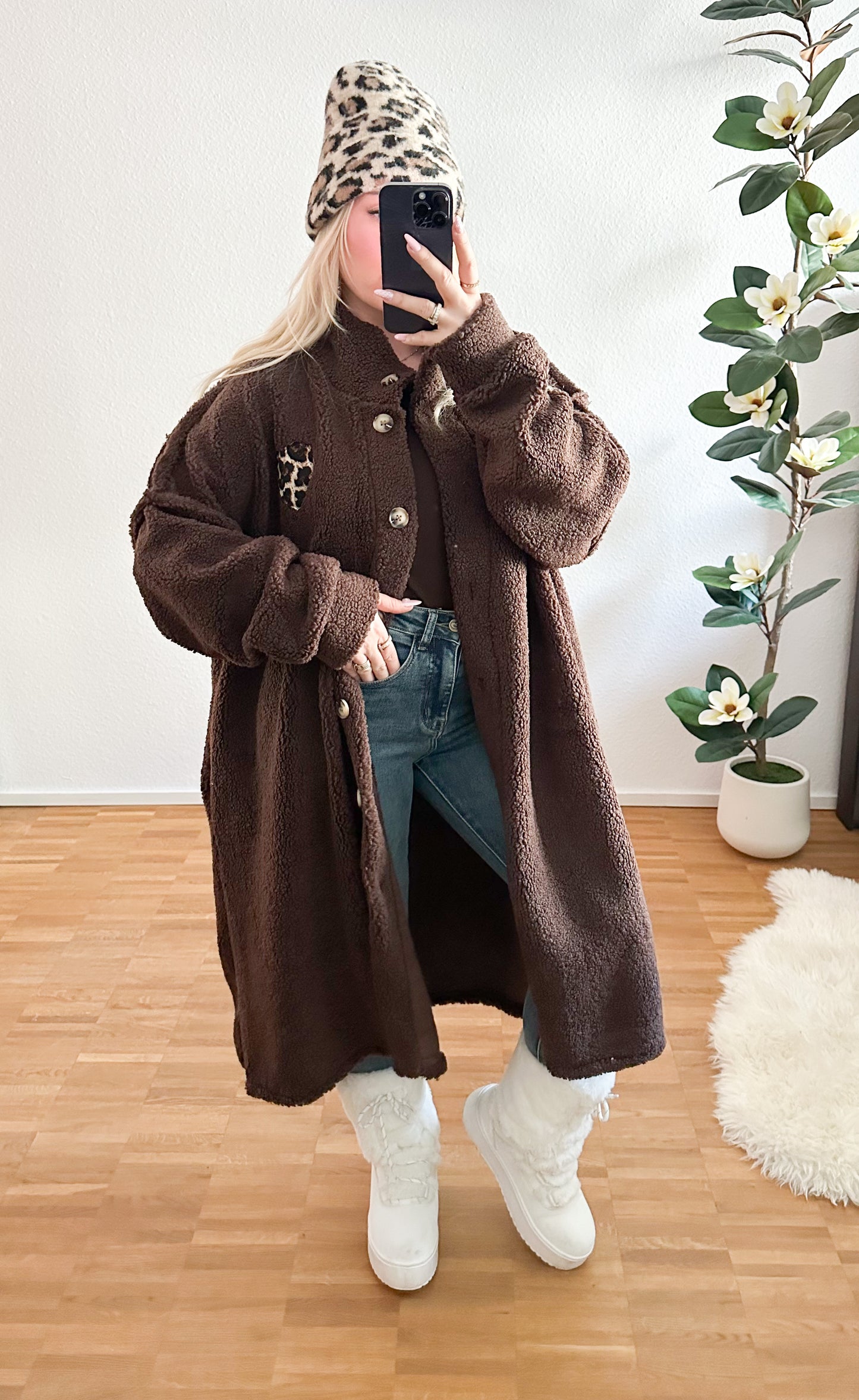 Cardigan/Jacke Teddy Leo Herz in 4 Farben Ultra soft