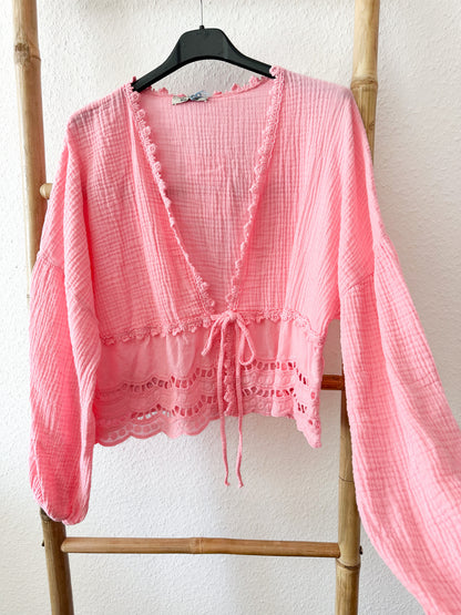 Bluse Musselin Summer in 5 Farben