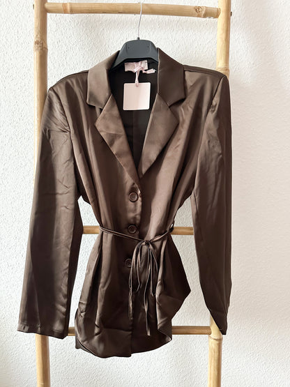 Bluse Luna mit Gürtel in zwei Farben