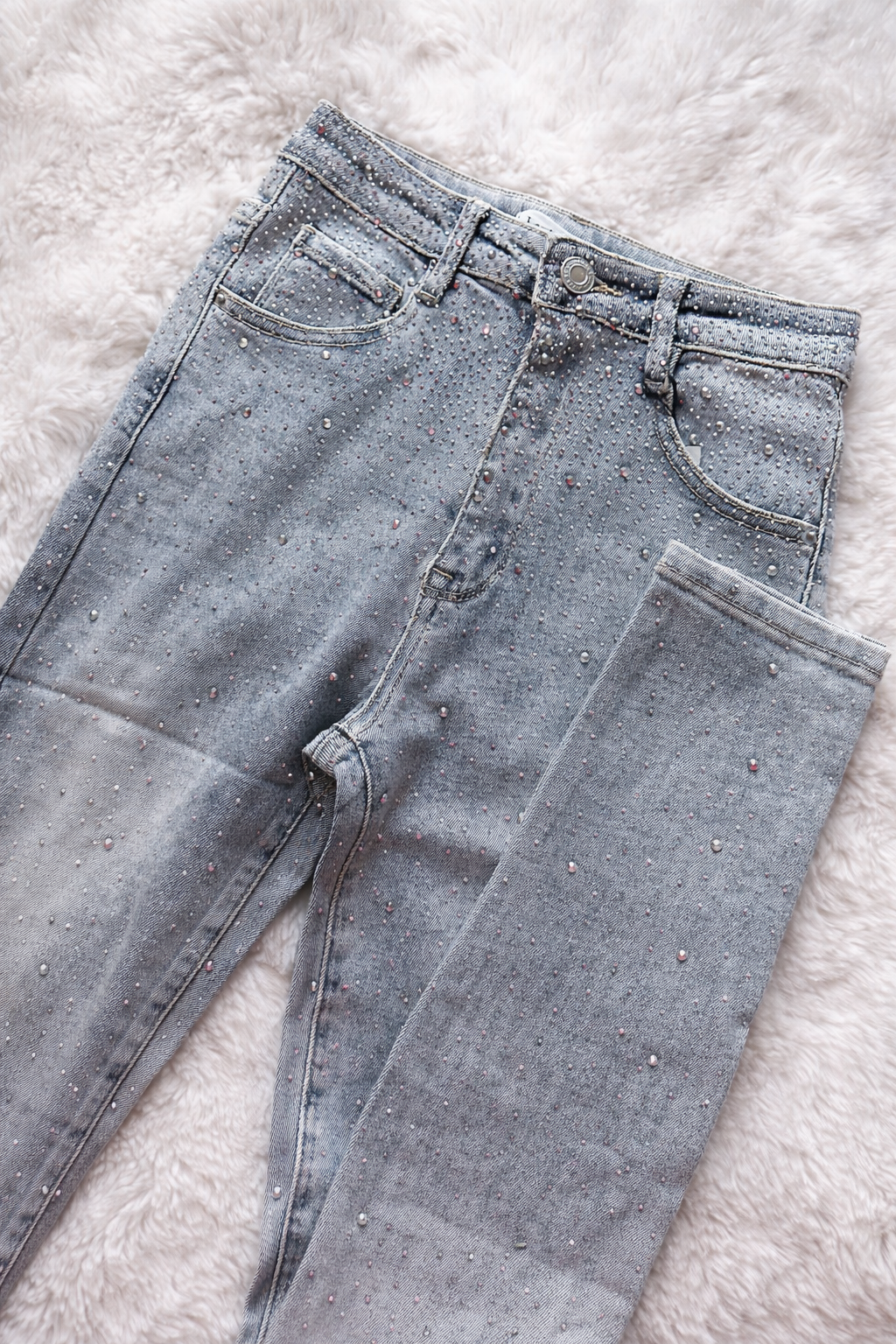 Jeanshose Laulia Strass Denim