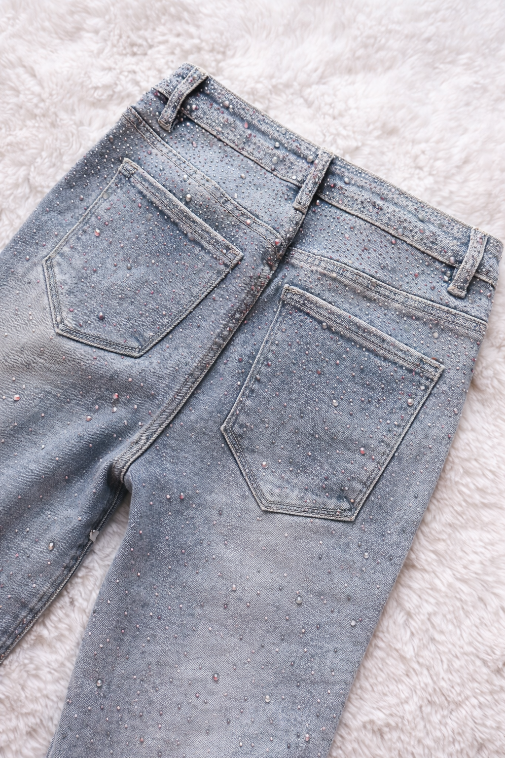 Jeanshose Laulia Strass Denim