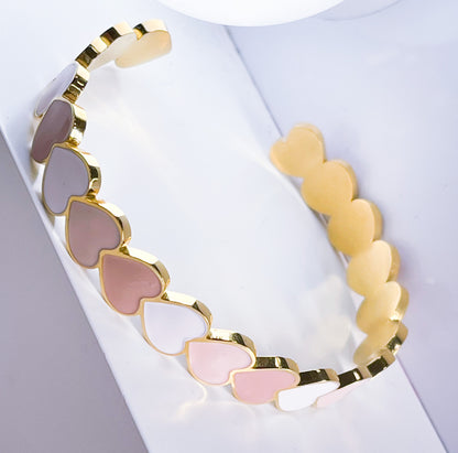 Armreif Herz 14K Gold