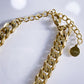 Armkette DD Silber und Gold