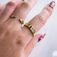 Ring Bling 14K Gold und Silber