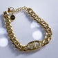 Armkette DD Silber und Gold