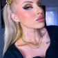 Ohrringe Kette Silber und Gold