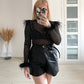 Kunstleder-Shorts Lola
